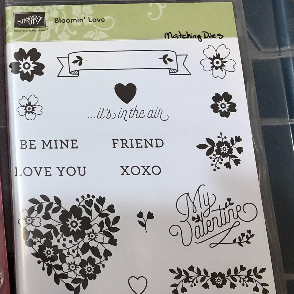 Stampin Up Bloomin Love Stamp Set, Die and Paper